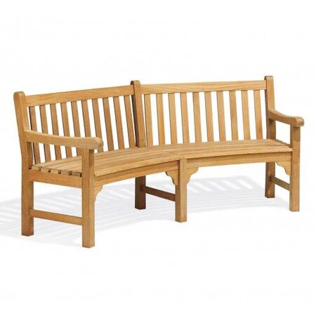 Oxford Garden Designs Essex Curved Bench - 83" EXC83
